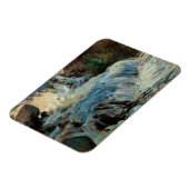 Der Wasserfall von John Henry Twachtman Magnet (Linke Seite)