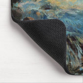 Der Wasserfall von John Henry Twachtman Mousepad (Ecke)