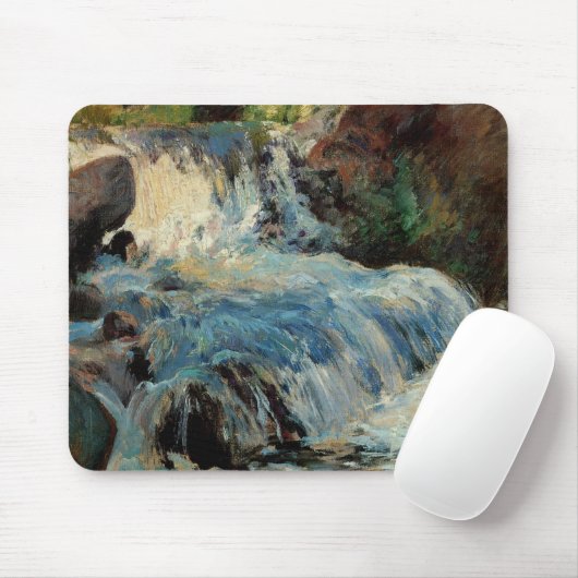 Der Wasserfall von John Henry Twachtman Mousepad (Mit Mouse)