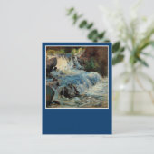 Der Wasserfall von John Henry Twachtman Postkarte (Stehend Vorderseite)