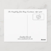 Der Wasserfall von John Henry Twachtman Postkarte (Rückseite)