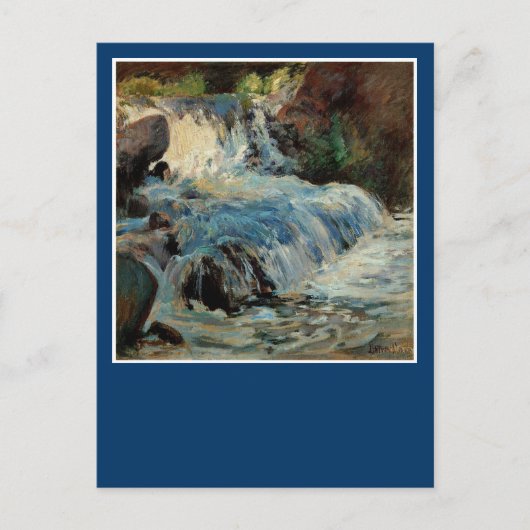 Der Wasserfall von John Henry Twachtman Postkarte (Vorderseite)