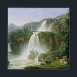 Der Wasserfall von Tivoli, 1785 Magnet<br><div class="desc">Der Wasserfall von Tivoli,  1785 | von Jacob-Philippe Hackert | Art Location: Hamburger Kunsthalle,  Hamburg,  Deutschland | Deutsche Künstlerin | Image Collection number: XKH147218</div>