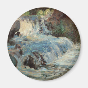 Der Wasserfall von Twachtman, Vintage-Impressionis Magnet