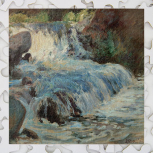 Der Wasserfall von Twachtman, Vintage‑Impressionis Puzzle
