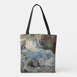 Der Wasserfall von Twachtman, Vintage-Impressionis Tasche