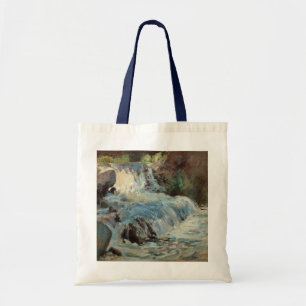 Der Wasserfall von Twachtman, Vintage Impressionis Tragetasche