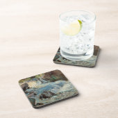 Der Wasserfall von Twachtman, Vintager Impressioni Getränkeuntersetzer (Rechte Seite)