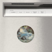 Der Wasserfall von Twachtman, Vintager Impressioni Magnet (In Situ (Geschirrspüler))