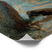 Der Wasserfall von Twachtman, Vintager Impressioni Poster (Ecke)