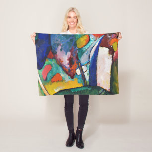 Der Wasserfall, Wassily Kandinsky Fleecedecke