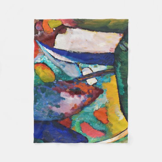 Der Wasserfall, Wassily Kandinsky Fleecedecke (Vorderseite)