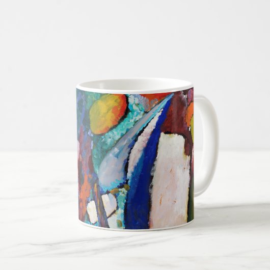 Der Wasserfall, Wassily Kandinsky Kaffeetasse (VorderseiteRechts)