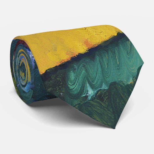 Der Wasserfall - Wassily Kandinsky Krawatte (Gerollt)