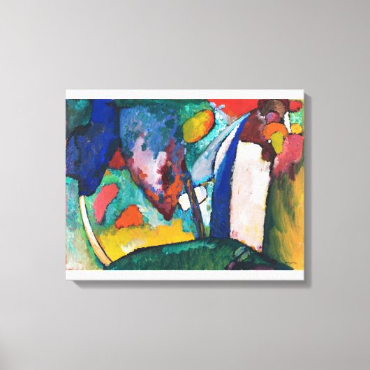 Der Wasserfall Wassily Kandinsky Leinwanddruck (Vorderseite)
