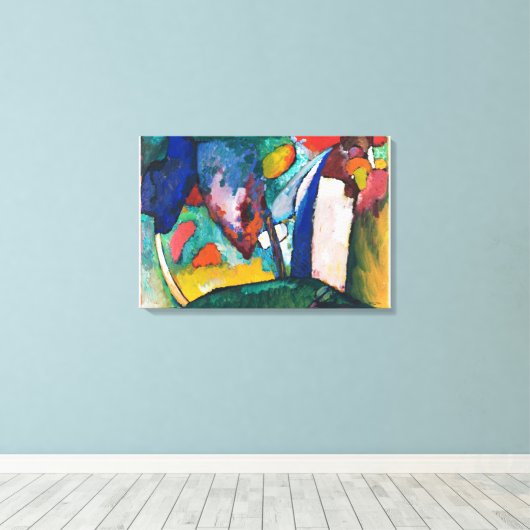 Der Wasserfall Wassily Kandinsky Leinwanddruck (Insitu (Holzboden))