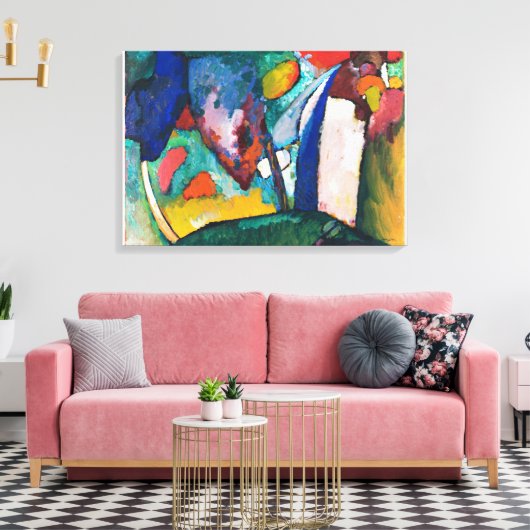 Der Wasserfall Wassily Kandinsky Leinwanddruck (Insitu (Wohnzimmer))