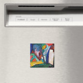 Der Wasserfall, Wassily Kandinsky Magnet (In Situ (Geschirrspüler))