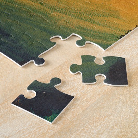 Der Wasserfall, Wassily Kandinsky Puzzle (Seite)