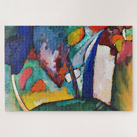Der Wasserfall, Wassily Kandinsky Puzzle (Horizontal)