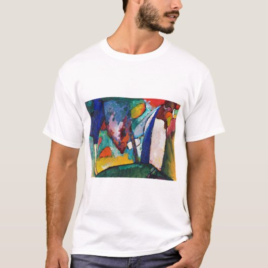 Der Wasserfall, Wassily Kandinsky T-Shirt (Vorderseite)