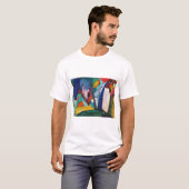 Der Wasserfall, Wassily Kandinsky T-Shirt (Vorne ganz)