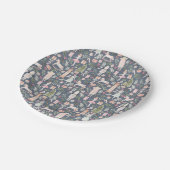 Der Wasserfarbenurlaub Nutcracker Pappteller (Schrägansicht)