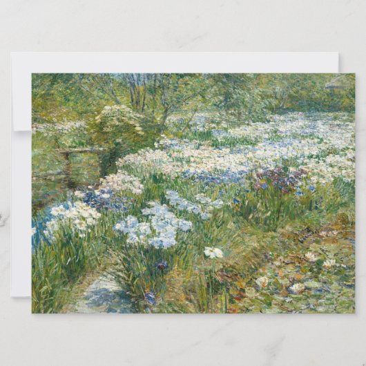 Der Wassergarten (von Childe Hassam) (Vorderseite)