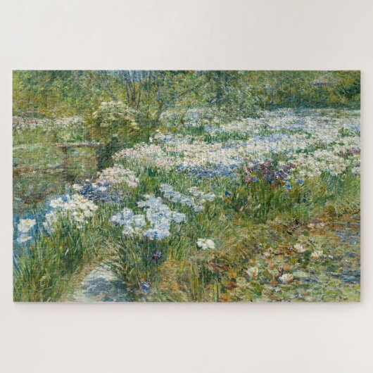 Der Wassergarten (von Childe Hassam) Puzzle (Horizontal)