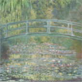 Der Wasserhühnerteich | Vintage französische Maler Aufkleber (Vorderseite)