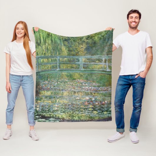Der Wasserhühnerteich | Vintage französische Maler Fleecedecke (Beispiel)