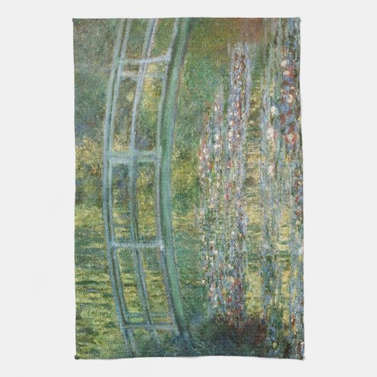 Der Wasserhühnerteich | Vintage französische Maler Geschirrtuch (Vertikal)