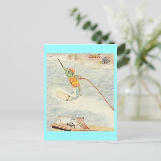 Der Wasserläufer Postkarte (Stehend Vorderseite)