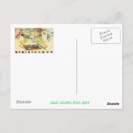 Der Wasserläufer Postkarte (Rückseite)