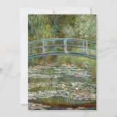 Der Wasserlily-Teich | Claude Monet Card (Vorderseite)