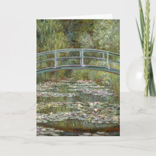 Der Wasserlily-Teich | Claude Monet Card Karte (Vorderseite)