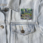 Der Wasserlily-Teich von Claude Monet Button (Beispiel)