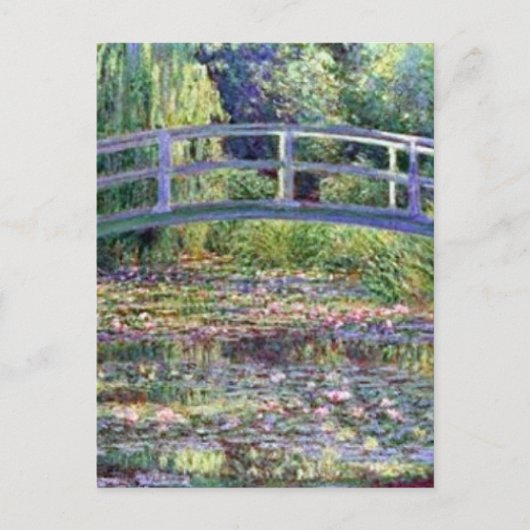 Der Wasserlily-Teich von Claude Monet Postkarte (Vorderseite)
