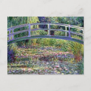 Der Wasserlily-Teich von Claude Monet Postkarte