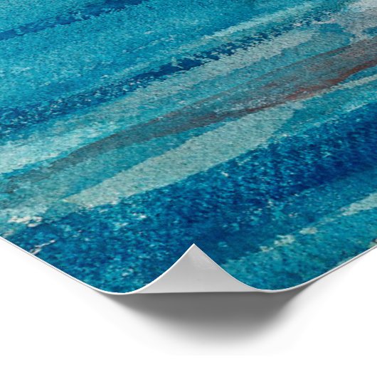 Der Wasserlüfter von Winslow Homer Poster (Ecke)