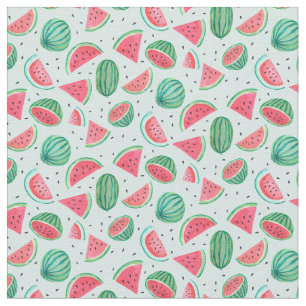 Der Wassermelone-  Gewebe tropische Frucht-des Stoff