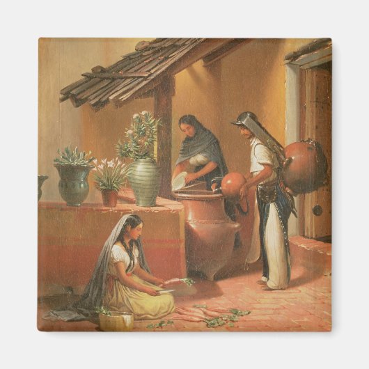 Der Wasserplatz (Tortugo) Magnet (Vorne)