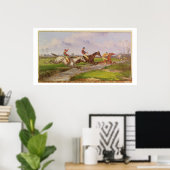 Der Wasserspringer: Die Herbststeeplechase in Ball Poster (Heimbüro)