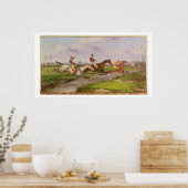 Der Wasserspringer: Die Herbststeeplechase in Ball Poster (Küche)