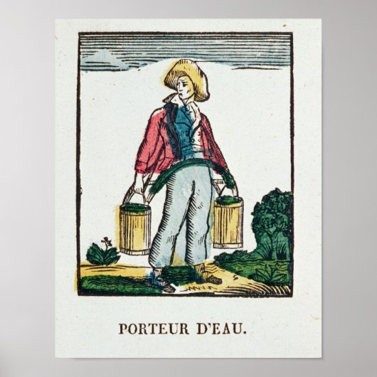 Der Wasserträger Poster (Vorne)