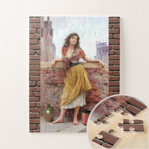Der Wasserträger von Eugene Blaas, Kunst Puzzle