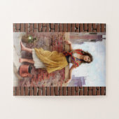 Der Wasserträger von Eugene Blaas, Kunst Puzzle (Horizontal)