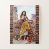 Der Wasserträger von Eugene Blaas, Kunst Puzzle (Vertikal)