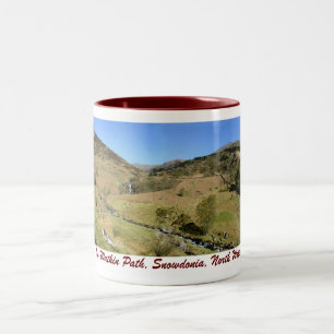 Der Watkin Weg, Snowdonia, Nordwales-Tasse Zweifarbige Tasse
