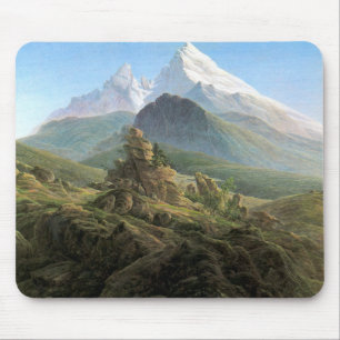 Der Watzmann - Caspar David Friedrich - 1824/1825 Mousepad